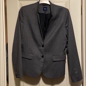 Gap Grey Blazer with Black buttons size 12